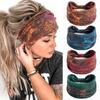 Stretch Boho Headbands Wide-brimmed Wide Headwrap Fashion Workout Head Bands  Hair Accessories