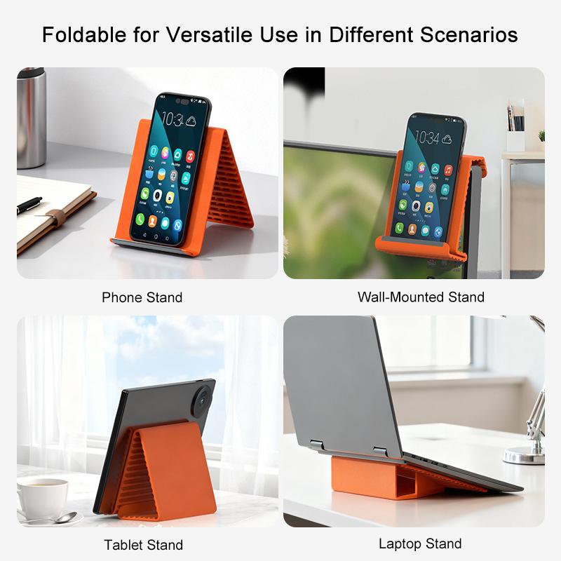 Flexible Foldable Silicone Phone Stand Portable Adjustable Universal Holder for Desktop Tablet Laptop Travel Office Accessory