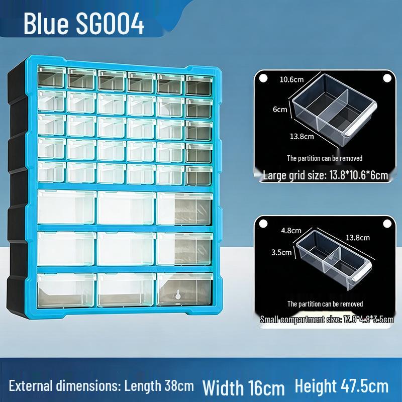 Plastic Drawer Parts Storage Box for LEGO and Tool Organization