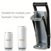 Built-in Bottle Opener Bottles Recycling Tool Heavy-Duty Steel Can Smasher  Recycling