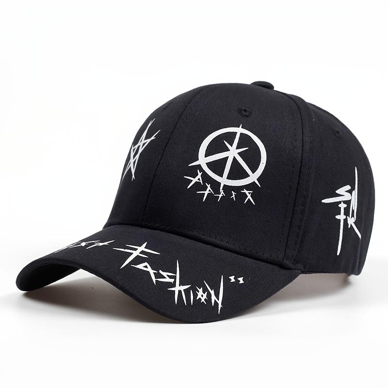 

Unisex Letter Pattern Printing Snapback Baseball Caps Spring And Autumn Outdoor Adjustable Casual Hats Sunscreen Hat Adjustable
