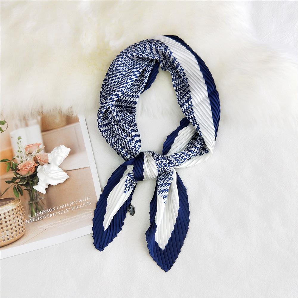 Fashion Decoration Scarf Hairband Tie Hair 70 Small Square Scarf Silk Scarf Women'S Spring And Autumn Versatile Small Scarf Professional Scarf