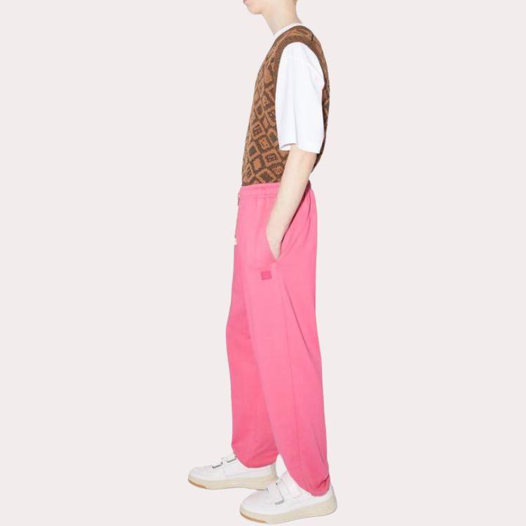 Acne Studios FW23 Knitted Sweatpants Unisex Pink CK0078-ACV