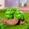 Rabbit Cat Frog Mini Animals Ornament Resin Crafts Micro Landscape Decoration  Car Accessories