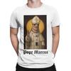 Pope Marcus Marcus The Worm T-Shirt  Hippie T Shirts Short-Sleeved Vintage Tops Beach Pure Cotton O-Neck Plus Size Top Tees