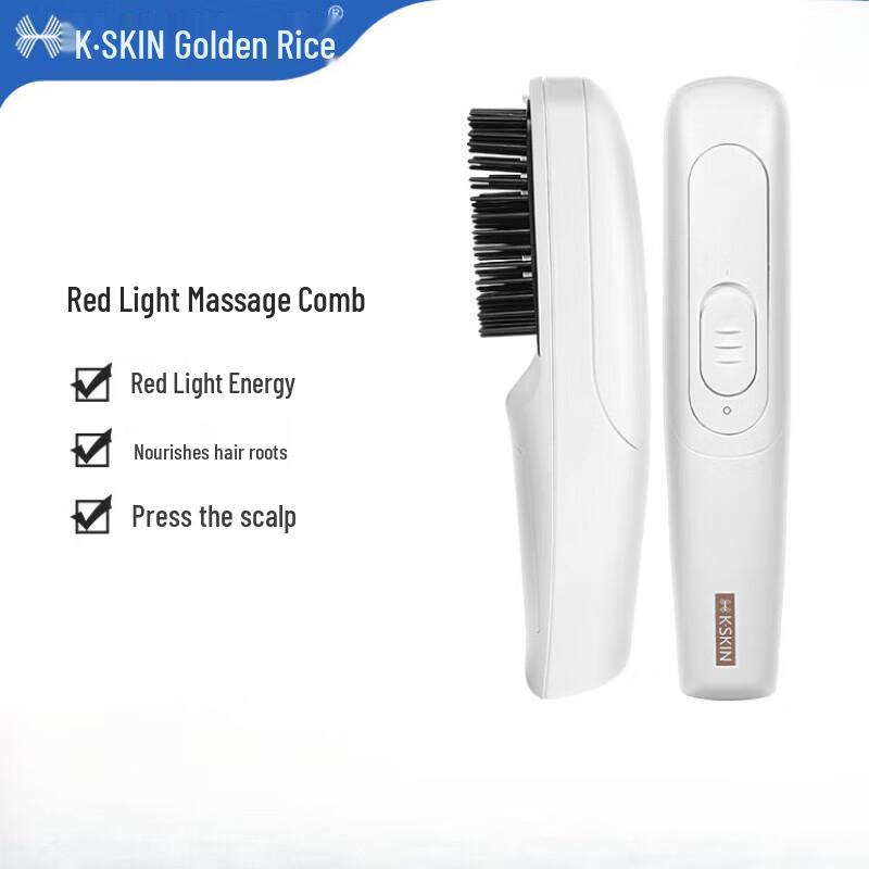 

K·SKIN Electric Scalp Massager Comb with Negative Ion & Red Light