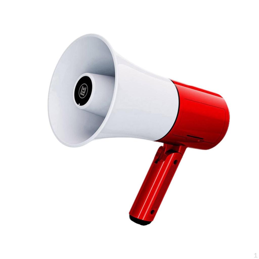 Bluetooth Megaphone Speaker, Handheld Rechargeable Loudspeaker, Outdoor Recording Amplifier for