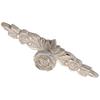 Euro Rose Cabinet Knobs Vintage Exquisite 3D Zinc Alloy Flower Drawer Pull Handles for Kitchen Bedroom and Bathroom
