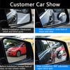 2PCS Car Blind Spot Mirror Side HD Round Glass Convex Rear View 360° Universal