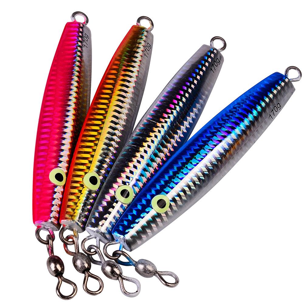 Placă de fier Plumb Nalucă de pește Simulare de momeală Unelte de pescuit cu momeală falsă