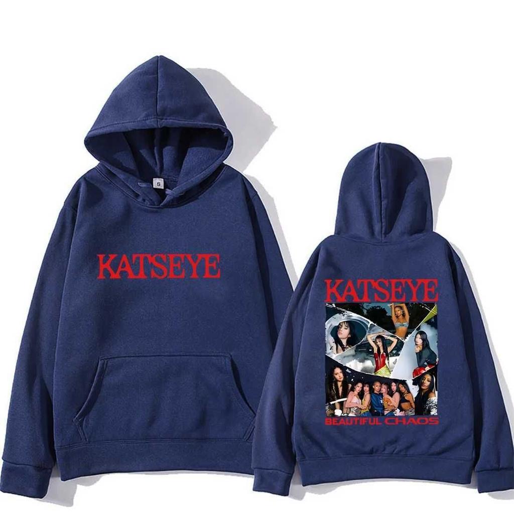Vintage Fashion KATSEYE Korean Girls Group Graphic Printed Hoodie 2026 New Men Women Hooded Sweatshirt Loose Streetwear Clothes
