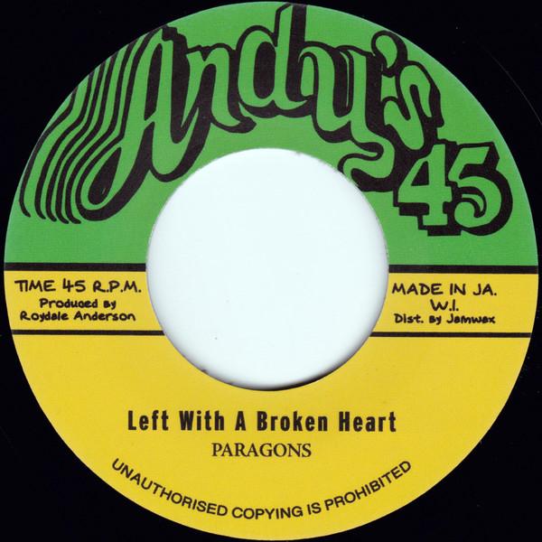 7inch Record PARAGONS - Left With A Broken Heart NONE Andy's 2019 France Reggae, Ska & Dub Used