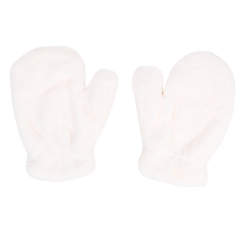 

Winter Thicken Plush Soft Full Finger Gloves Women Warm Fur Fuzzy Mittens Cold Protection Velvet Lining Outdoor Fluffy Gloves