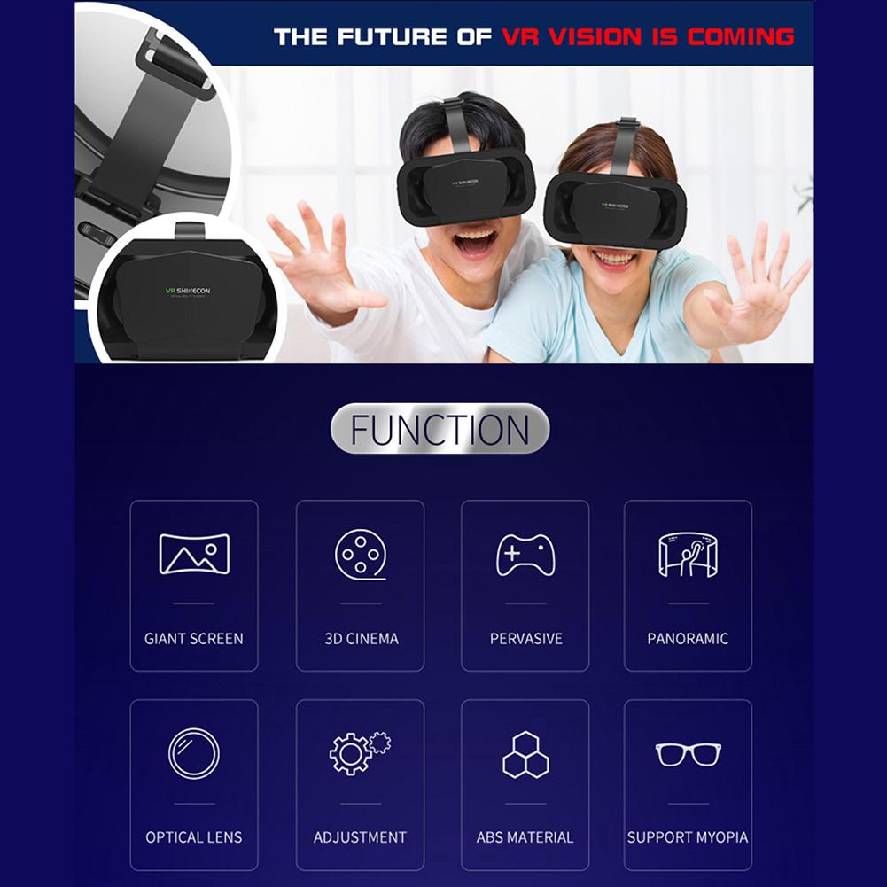 Head-mounted 3d Virtual Reality Vr Gaming Glasses Mobile Phone Movie Helmet Smart Digital Glasses Compatible For Android/WIN/IOS System