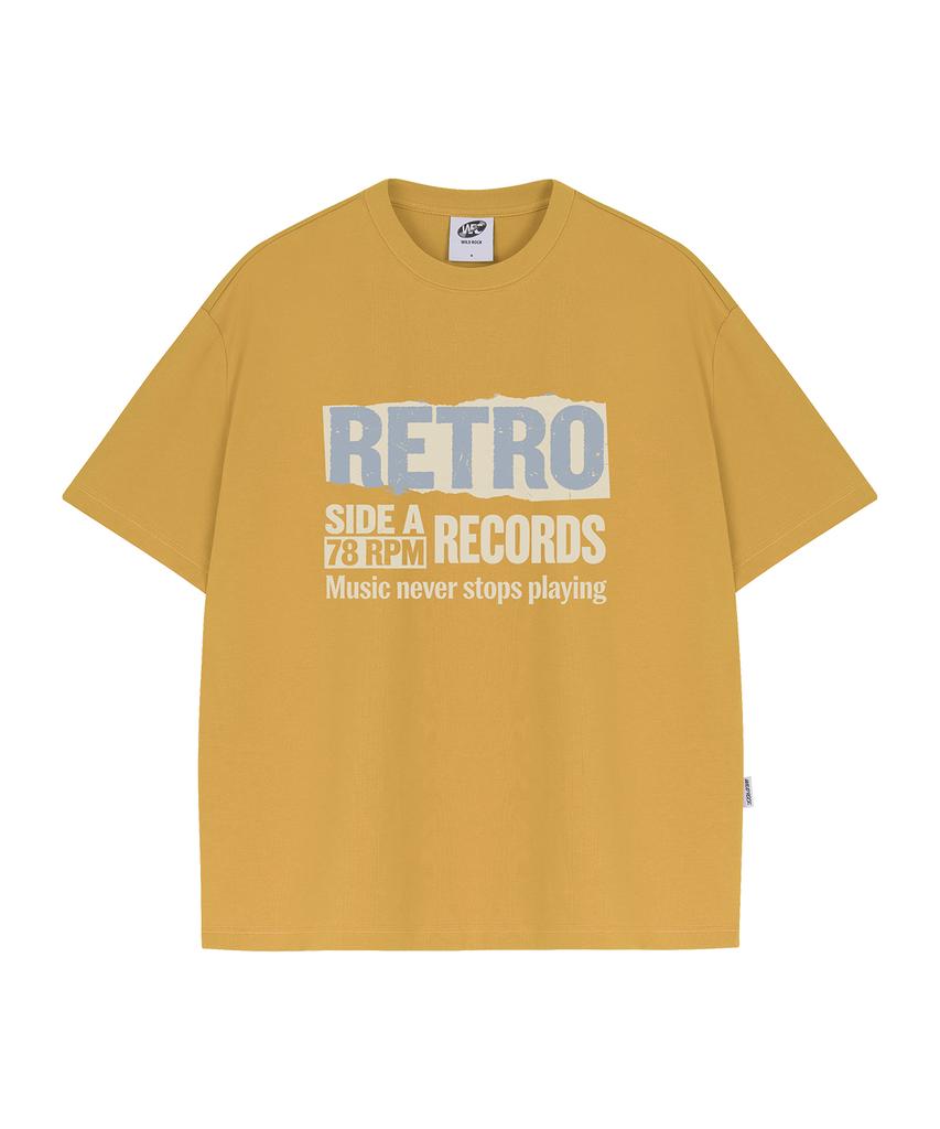 WILDROCK Retro Playing Cool Cotton Oversized Short Sleeve T-Shirt