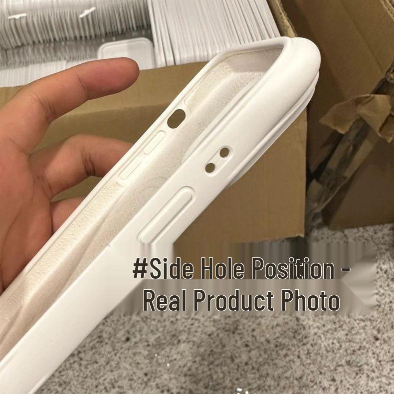 MagSafe-Compatible Wave Pattern White Phone Case for iPhone 16 Pro Max/17 Pro