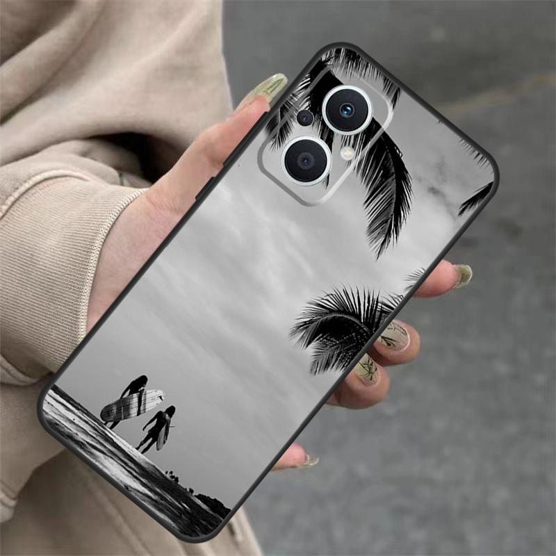 Surfing Wave Case For OPPO Reno 7 8 Lite 10 11 12 13 14 Pro 8T 12F 13F 14F OPPO Find X8 X6 X9 Pro Cover