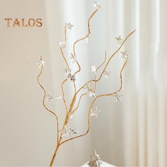 Sclipici artificiale de Crăciun Ornamente de tulpină de fructe de pădure de cristal artificial Pom de Crăciun crenguță strălucitoare crenguțe de mărgele pentru decorarea vazei de nuntă de vacanță