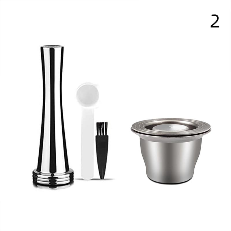 

Stainless Steel Reusable Capsules Permanent Coffee Pod Holder Compatible For Inissia C40 Inissia D40 Essenza Mini C30 Machines