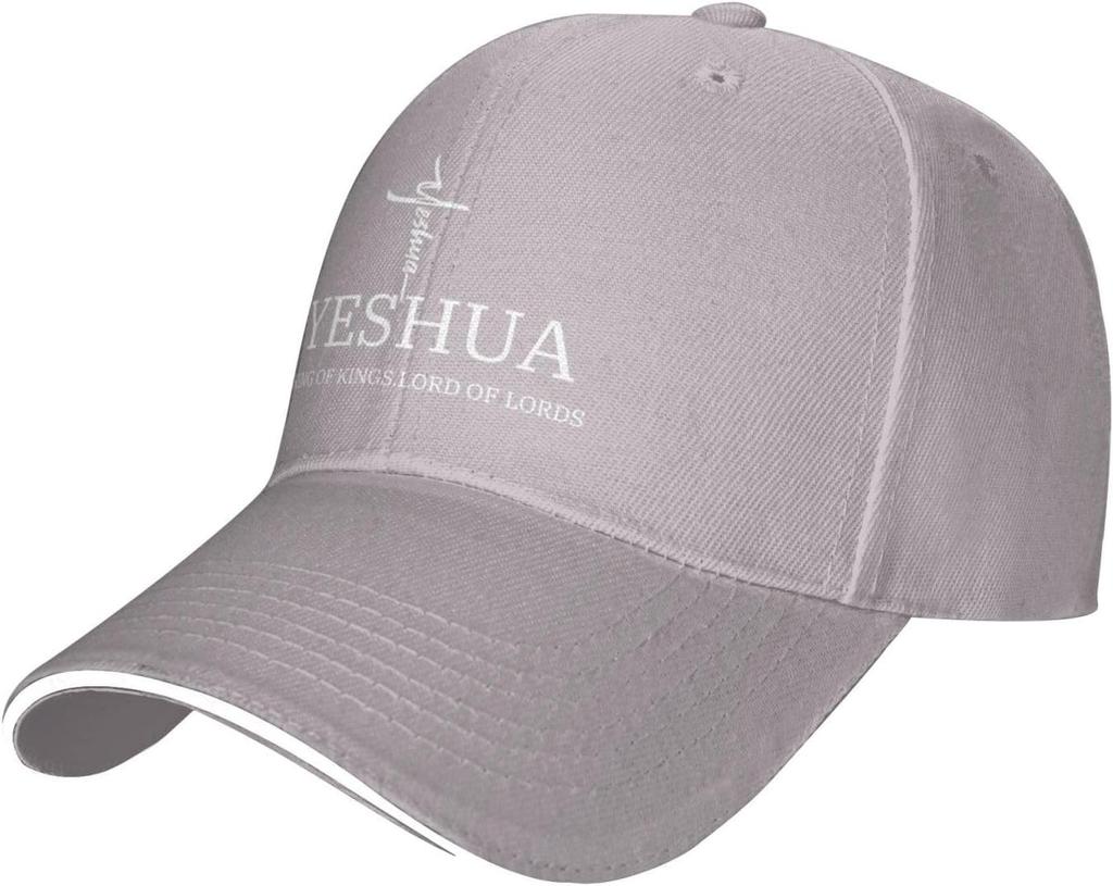 Yeshua King of Kings Lord of Lords Christian Baseball Cap Polyester Adjustable Sports Hat Unisex