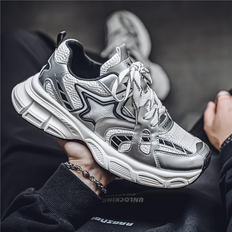 Shoes Casual Sports Mesh Men's Shoes Comfortable Breathable Popular Shoes Four Seasons Casual Sports Men's Shoes 39-44