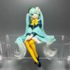 15CM Anime Hatsune Miku Figure Lily Fairy Seated Pressed Instant Noodles Anime Model Toy Gift Collection Decorative Ornament PVC