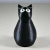 Secret Stash Cat 3D Printed Black Cat Figurine for Hiding Small Items Cute Cat Prank Table Decor Collectible Figures for Cat Lovers