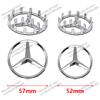 ABS 52mm 57mm Car Steering Wheel Logo Badge For Mercedes Benz C E S Series CLA CLS W212 W205 W204 Emblem Styling Accessories KUVWX1