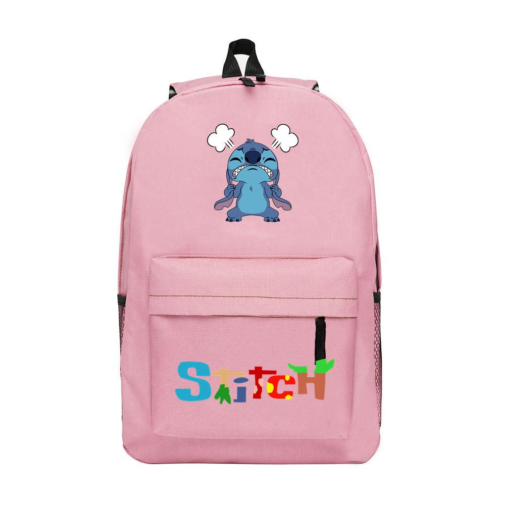 School Bag Cartoon Backpack Star Lightning School Bag Student Polyester Casual Printed Backpack Travel Bag