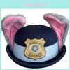 Judy Hopps Hasenpolizistenhut Kinder Erwachsener Cosplay Plüschtier Sonnenhut