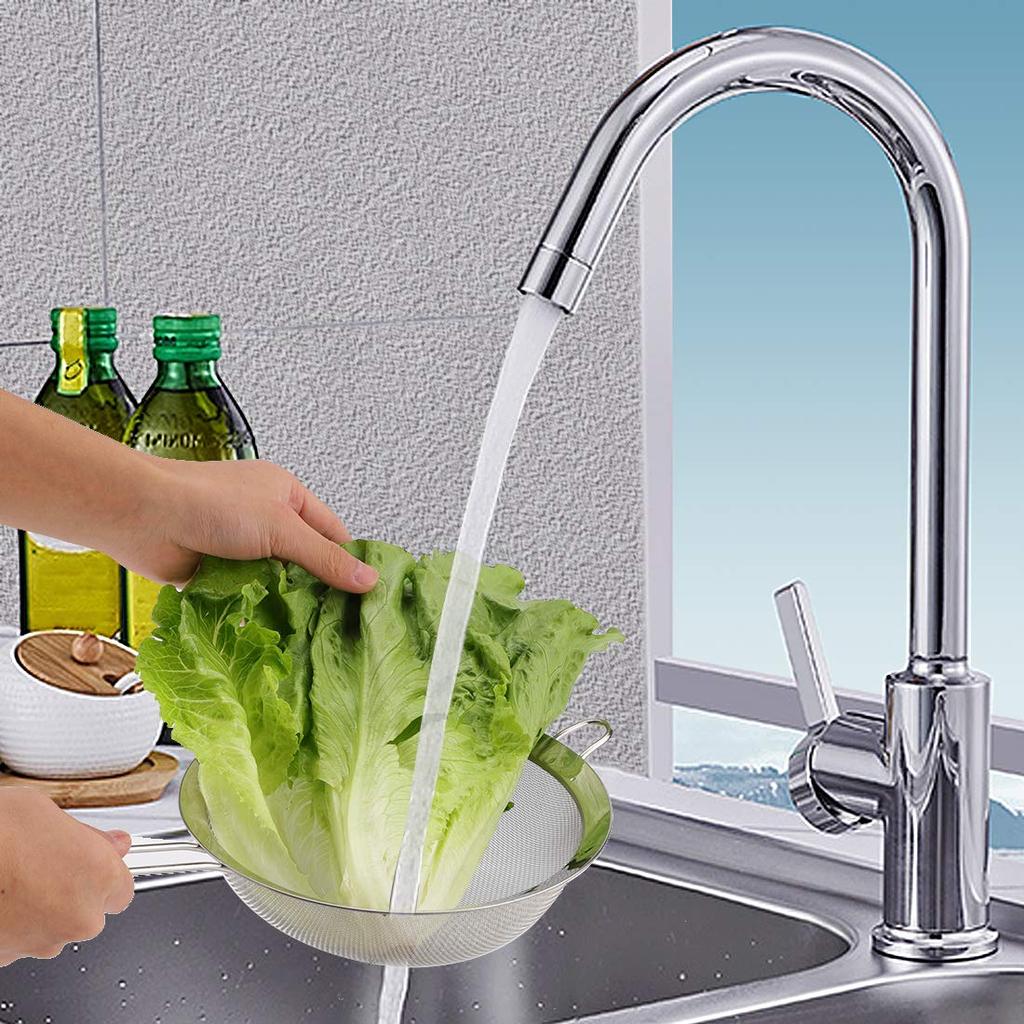 Uxcell Fine Mesh Strainer, Stainless Steel, 17.7cm Diameter, Skimmer with Comfortable Non-Slip Handle, for Home Kitchen and Food Straining