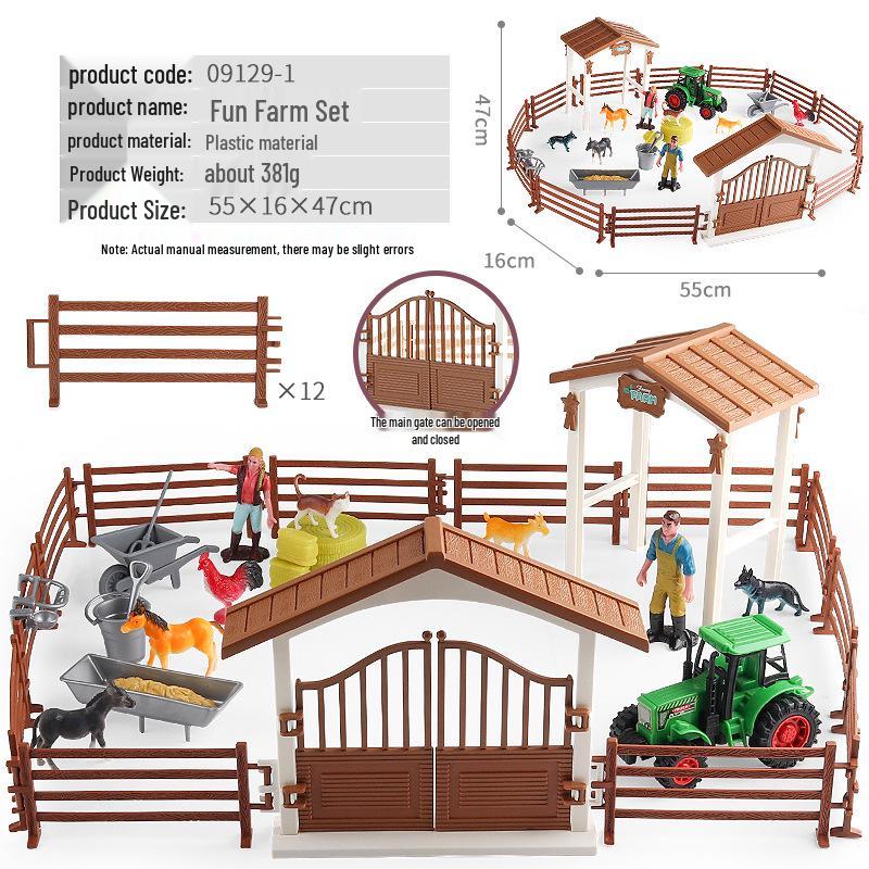Children's Thousand-Mile Horse Simulation Model Toy and Sand Table Set