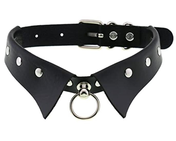 DOKiDOKi Collar and Leash for Human SM SM Choker Cosplay, Master/Slave/Cat Costume, Chain, Goods, Restraints, Handcuffs, Cosplay, Collar, Training,
