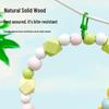 Macaron Rainbow Bird Climbing Pole & Stand Toy for Parrots and Budgies