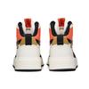 New Anta Life Collection Cushioning Wear Resistant High Top Skateboard Shoes Men's White Black Orange 912138011-4