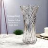 Extra Large Transparent Glass Vase, 50cm Height, Wide Diameter for Flower Arrangements, Living Room Decor, Hydroponic Lucky Bamboo