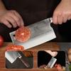 8 Inch Chopper Knife Artillery Steel Blade Wenge Handle Chef Cleaver Slicing Vegetable Kitchen Knife Bone Meat And Poultry Tools