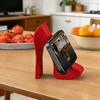 Shoe Phone Holder 3D Printed High Heel Shoe Shaped Cell Phone Display Stand for Home Office Desk Table