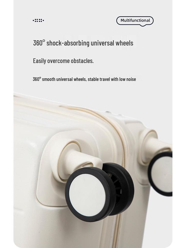 18" Rolling Laptop Carry-on: Men's & Women's Luggage with Side & Front Openings, 20" for Short Trips, with Combination Lock