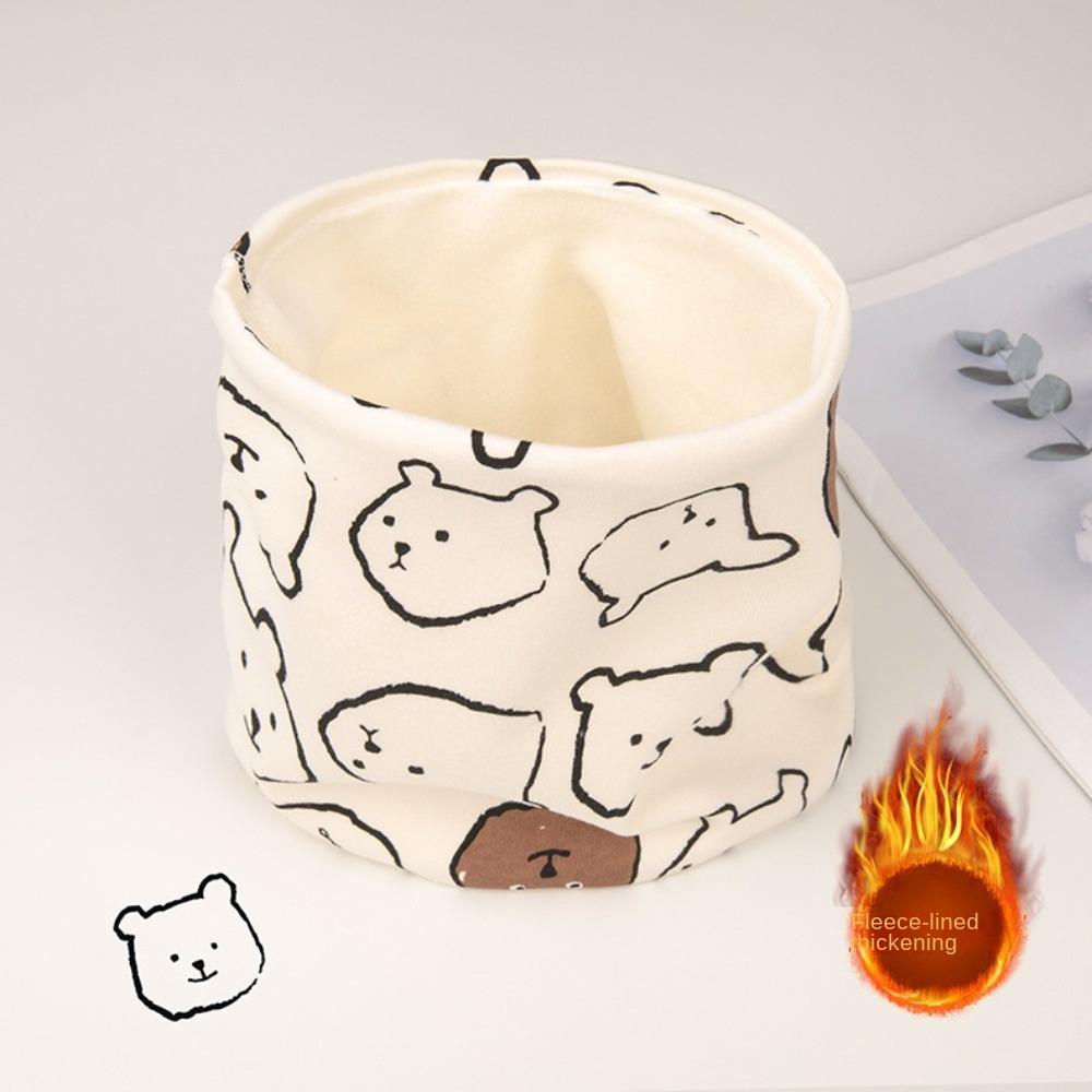 Fular Gros pentru Copii 0-16 Ani, Guler Călduros Căptușit cu Fleece pentru Bebeluși Băieți Fete