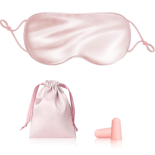 

Hitchlike Silk Eye Mask for Sleeping, Ear Hooks, Made of Natural Silk, Summer, Breathable, No Pressure, Sleep Aid, Blindfold, Ultra Lightweight, Washa