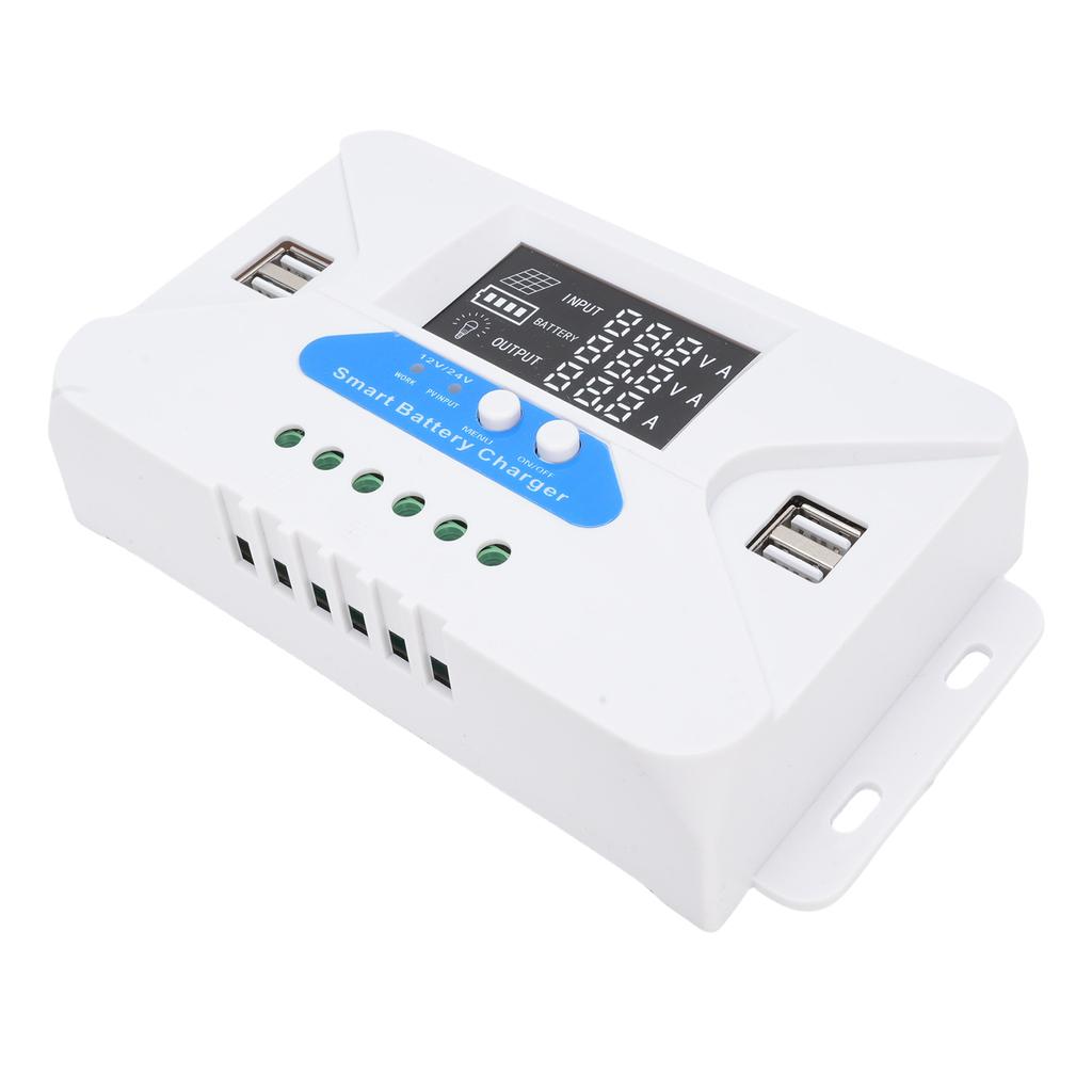40A Solar Controller 4 USB Ports Solar Panel Charge Controller