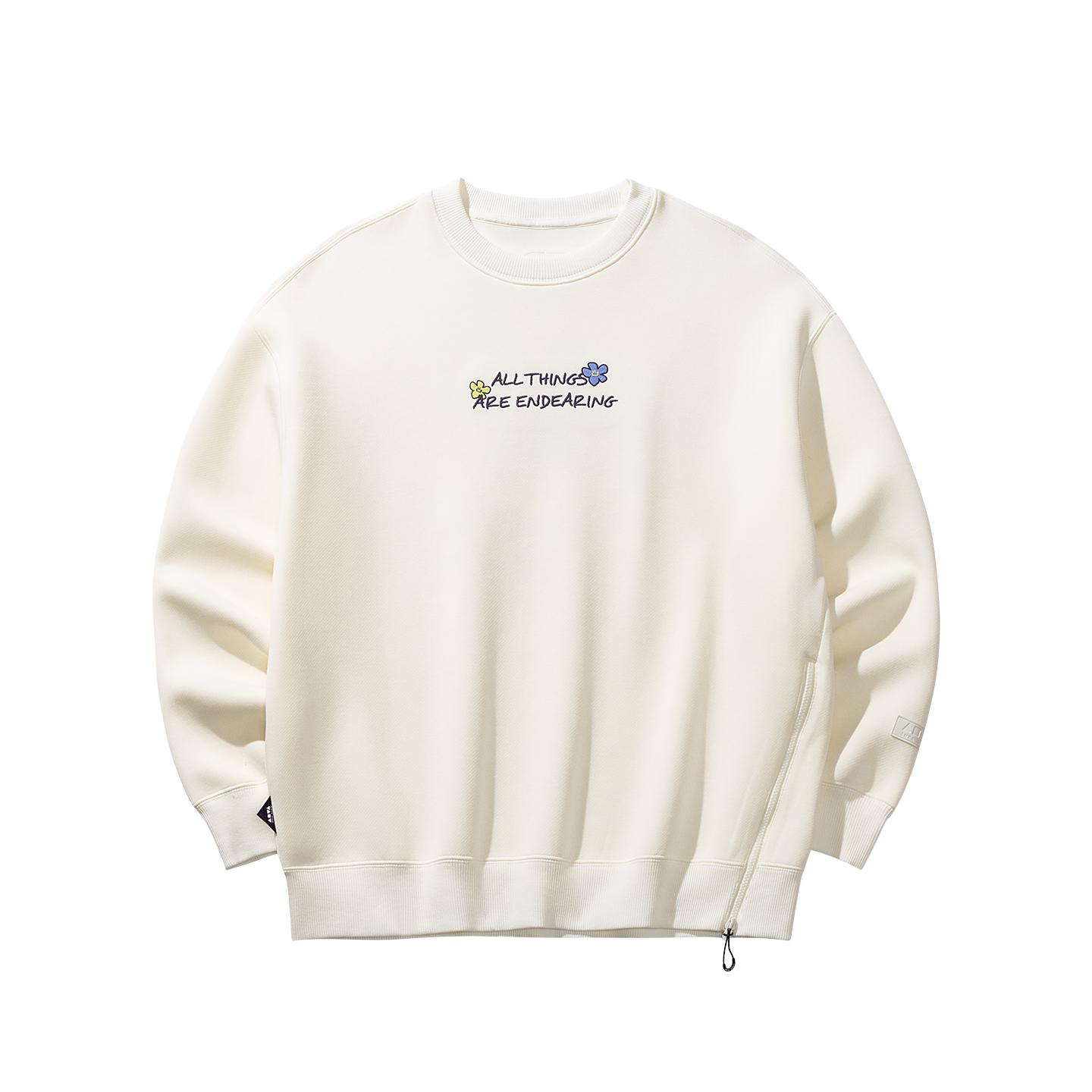 Anta Свитшот из серии Скейт-лайфстайл Женские свитшоты Цвет Слоновая кость 162618710-2 XL 5200₽