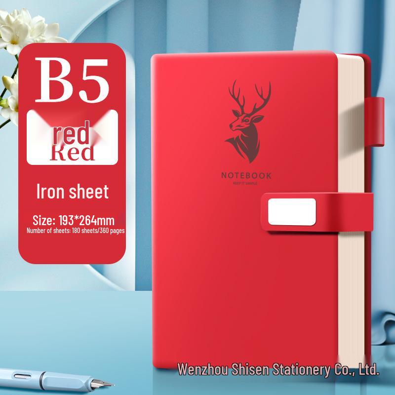 A5 Business Schnallen Notizbuch Set: Benutzerdefinierter Verdickter Notizblock mit Geschenkbox für Büromeetings