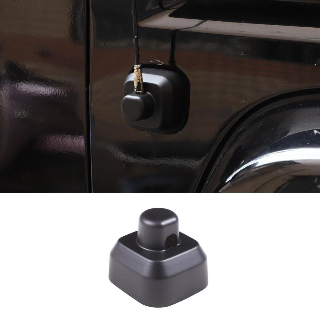 Matte Black Side Antenna Base Bezel Cover Trim For Hummer H3 2005-2009