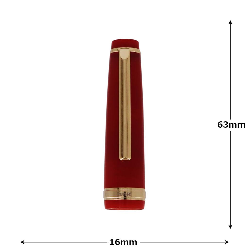 Fonte Fountain Pen Wine FO904756 Cap, Fontebiiro, Red,