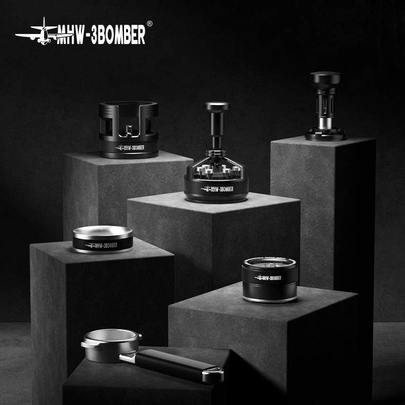 MHW 3BOMBER 58MM Espresso Dosing Ring Stainless Steel Magnetic Coffee Dosing Funnel 36 Magnets Home Kitchen Barista Accessories