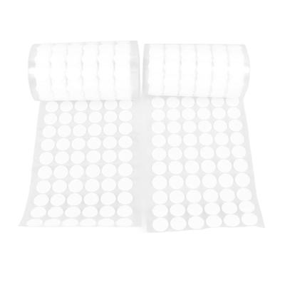 2 Rolls 504 Pairs 1.5cm Hook and Loop Dots White Self Adhesive Dots Tapes Sticky Back Tape