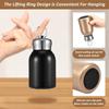 New High-value Mini Chubby Big Belly Cup 304 Stainless Steel Vacuum Thermos Cup Portable Carrying Ring Accompanying Cup