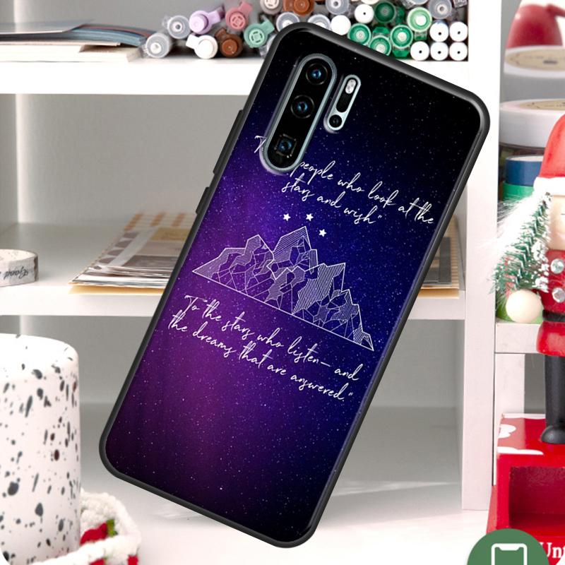 A Court of Mist Fury Sarah J Maas Case For Huawei Nova 3i 7i 8i 11i Y70 Y60 Y90 Y91 Y61 9 10 SE 5T P30 P40 Lite P60 Pro Cover